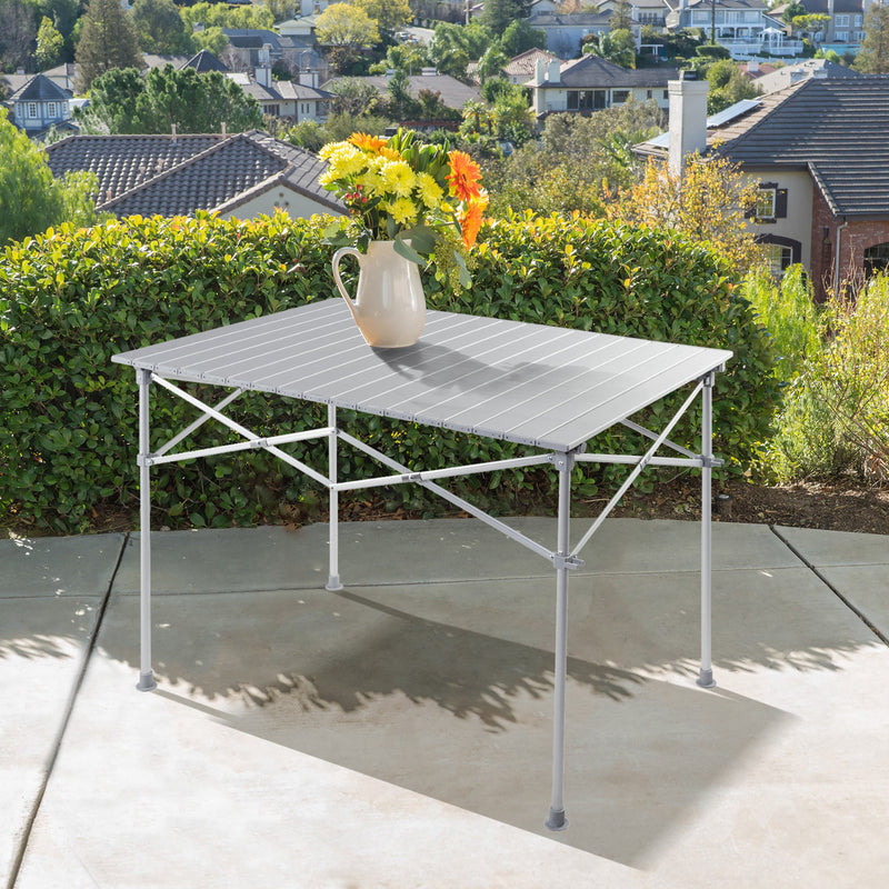 Aluminum Lightweight Folding Picnic Camping Table