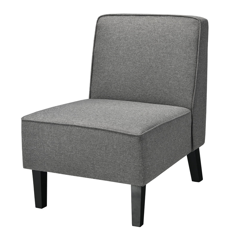 Accent Chair Armless  Fabric Sofa  Living Room Furniture Gray