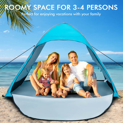 Automatic Pop-up Beach Tent with Carrying Bag