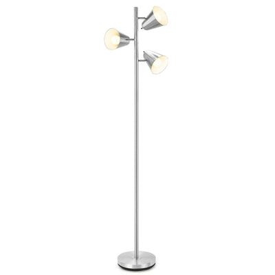 64 Inch 3-Light LED Floor Lamp Reading Light for Living Room Bedroom