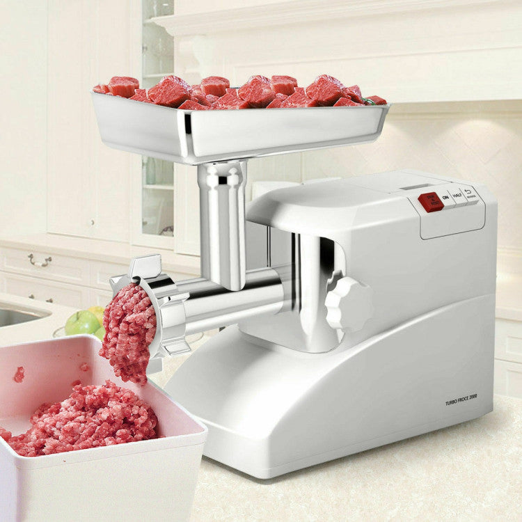 2000 W Electric Meat Grinder with 1 Blade and 3 Plates