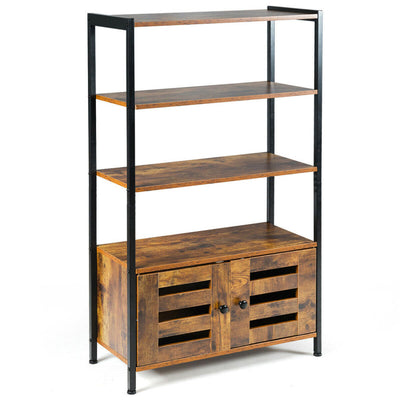 Industrial Storage Shelf with 2 Shutter Doors