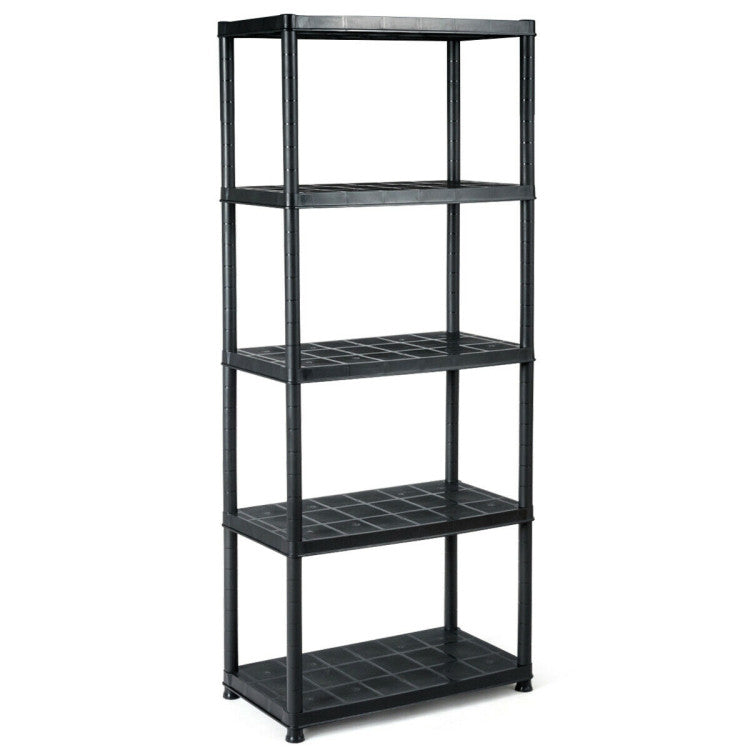 5-Tier Storage Shelving Freestanding Heavy Duty Rack