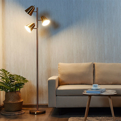 64 Inch 3-Light LED Floor Lamp Reading Light for Living Room Bedroom