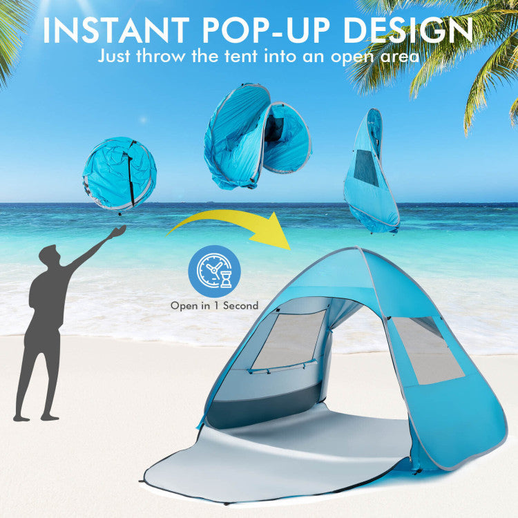 Automatic Pop-up Beach Tent with Carrying Bag