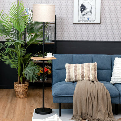 Modern Floor Lamp with Tray Table