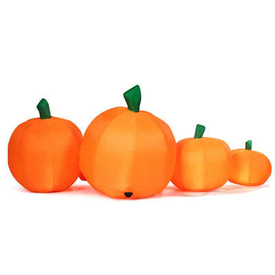 7.5 Feet Halloween Inflatable 7 Pumpkins Patch with LED Lights