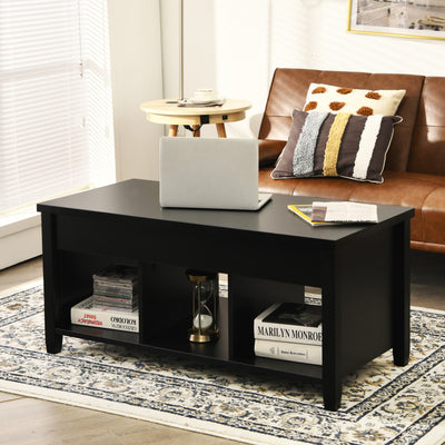 Lift Top Coffee Table with Hidden Storage Compartment