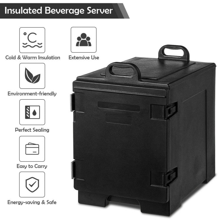 81 Quart Capacity End-loading Insulated Food Pan Carrier