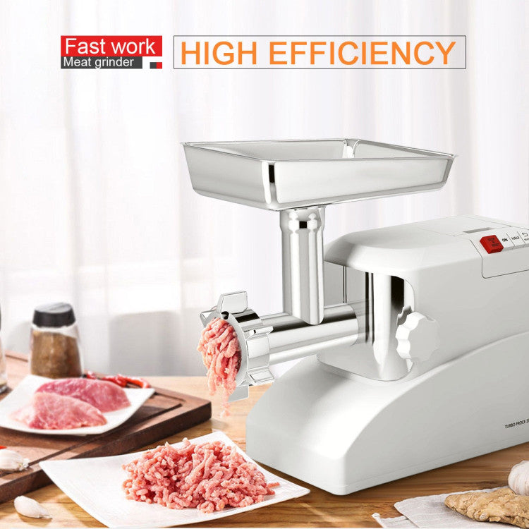 2000 W Electric Meat Grinder with 1 Blade and 3 Plates