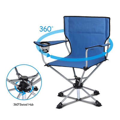 Collapsible Portable Swivel Camping Chair