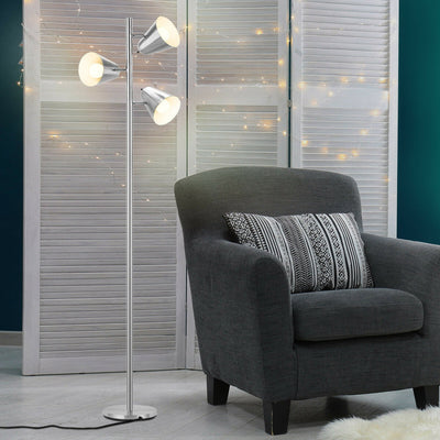 64 Inch 3-Light LED Floor Lamp Reading Light for Living Room Bedroom