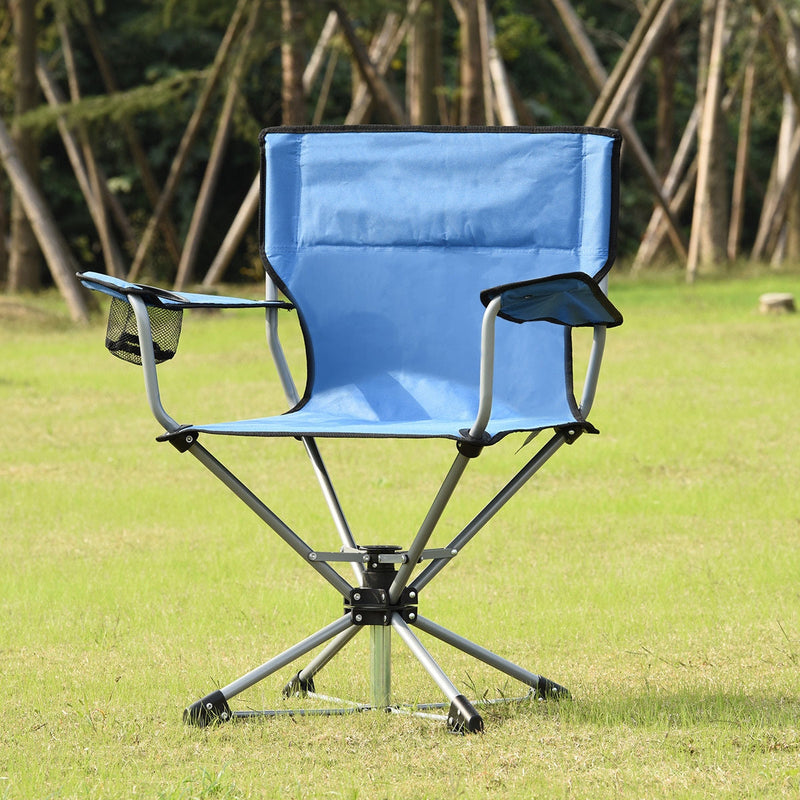 Collapsible Portable Swivel Camping Chair