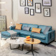 Modular L-shaped Sectional Sofa with Reversible Chaise--Blue