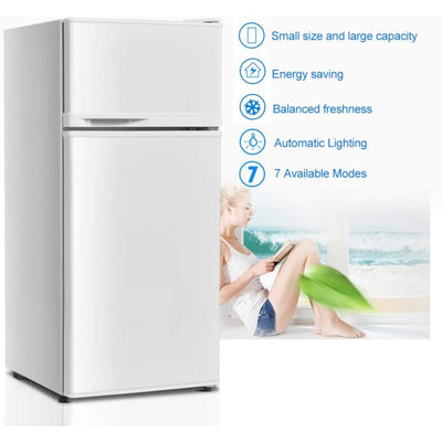 2 Doors Cold-rolled Sheet Compact Refrigerator