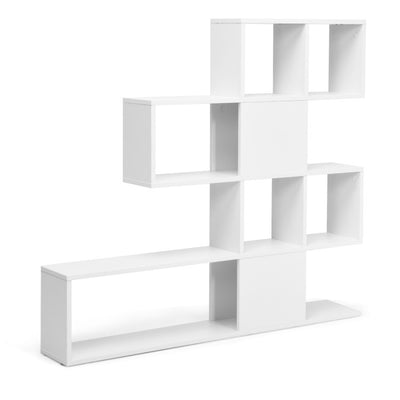 5-Tier Bookshelf Corner Ladder Bookcase with Storage Rack