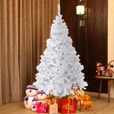 6' / 7.5' / 9' Hinged Artificial Christmas Tree with Metal Stand