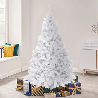 6' / 7.5' / 9' Hinged Artificial Christmas Tree with Metal Stand