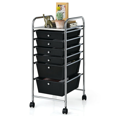 6 Drawers Rolling Storage Cart Organizer