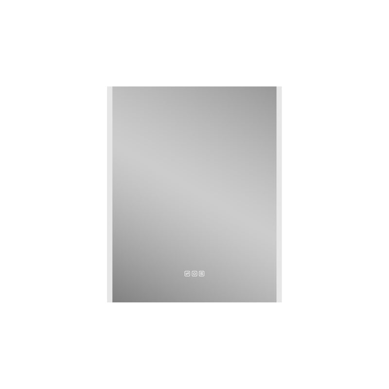 24 in. x 30 in.  Lighted LED Fog Free Surface Mount Silver Mirrored Soft Close Left Medicine Cabinet