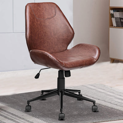 360° Rotation U-shaped Leather Office Chair with Adjustable Height