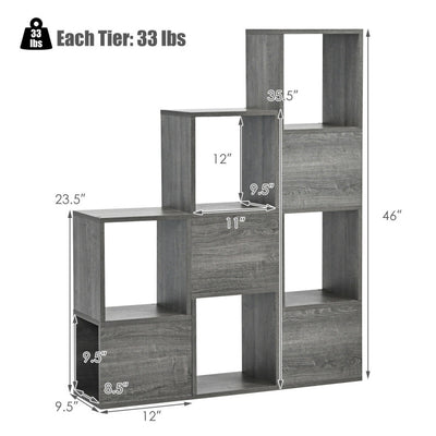 DIY Free Combination Wooden Cube Bookcase for Home Office