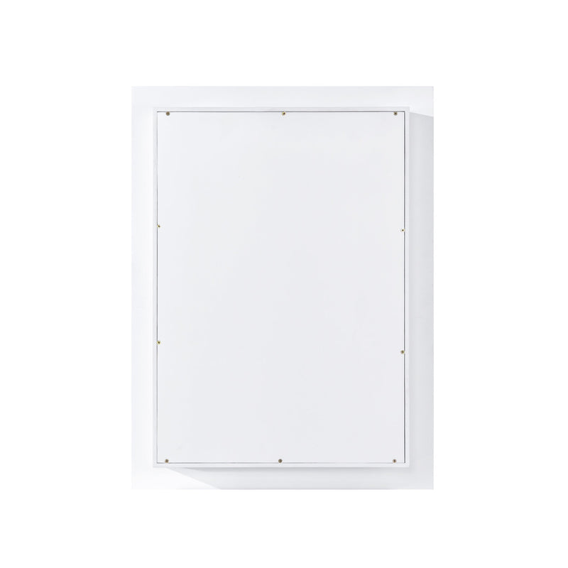 24 in.W x 32 in.H Recessed Bathroom Medicine Cabinet with Mirror in White