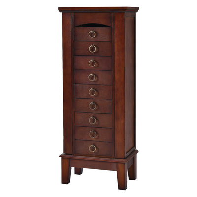 Jewelry Cabinet Armoire Storage Chest Stand Organizer