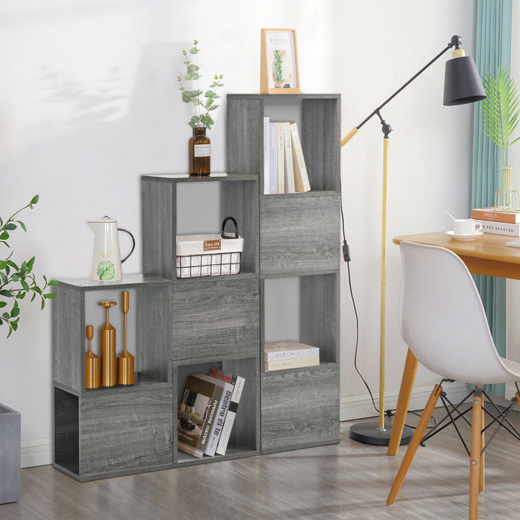 DIY Free Combination Wooden Cube Bookcase for Home Office