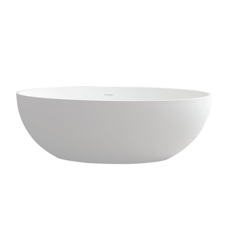 67inch Artificial Stone Solid Surface Freestanding Bathroom Bathtub