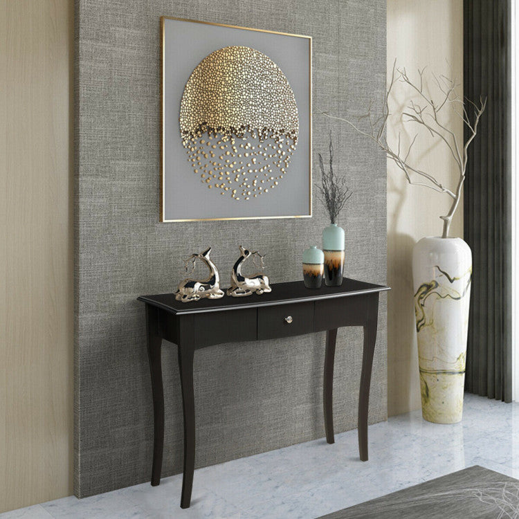 Modern Multifunctional Console Table with Storage Drawer