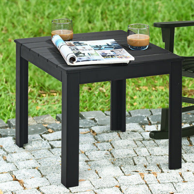 Wooden Square Patio Coffee Bistro Table