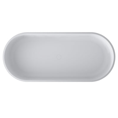 67inch Solid Surface Freestanding Bathroom Bathtub