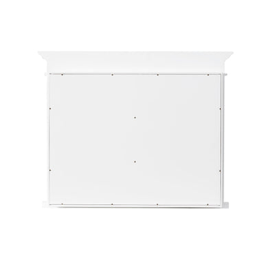 40 in.W x 32 in.H Recessed Bathroom Medicine Cabinet with Mirror in White