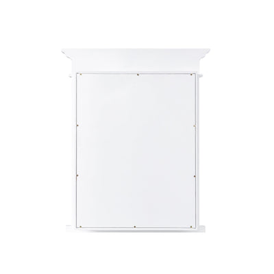 26 in.W x 32 in.H Recessed Bathroom Medicine Cabinet with Mirror in White