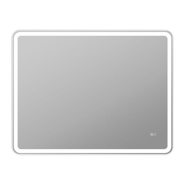 40 x 32 inch LED Bathroom Mirror, Wall Mounted Bathroom Vanity Framed Mirror with Dimmer, IP54 Enhanced Anti-Fog