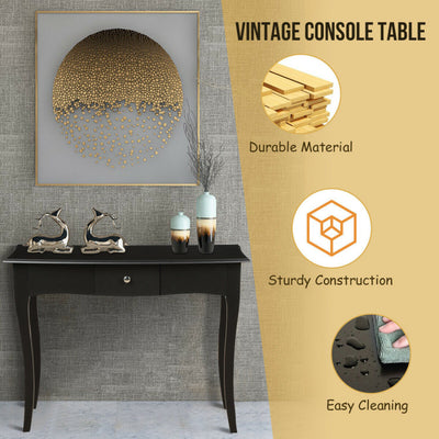 Modern Multifunctional Console Table with Storage Drawer