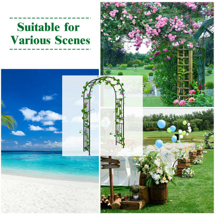 7.2 ft Garden Decoration Climbing Plants Arch