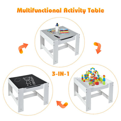 Kids Table Chairs Set With Storage Boxes