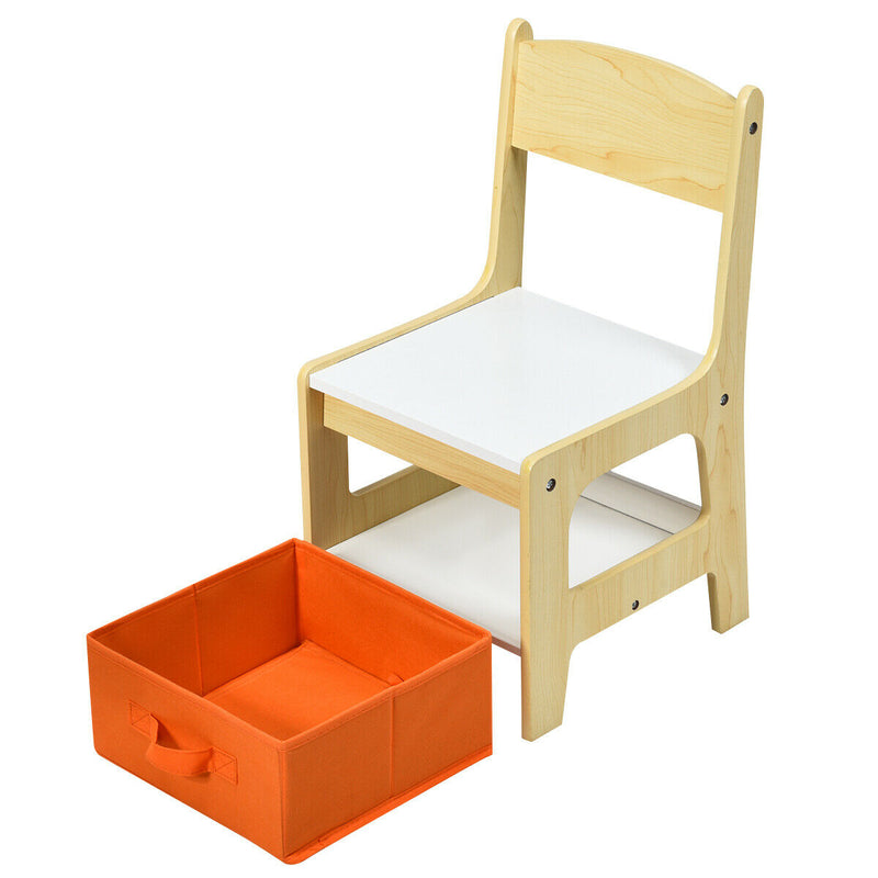 Kids Table Chairs Set With Storage Boxes