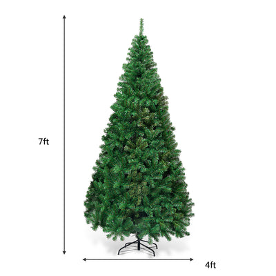 Artificial PVC Hinged Christmas Tree with Solid Metal Stand