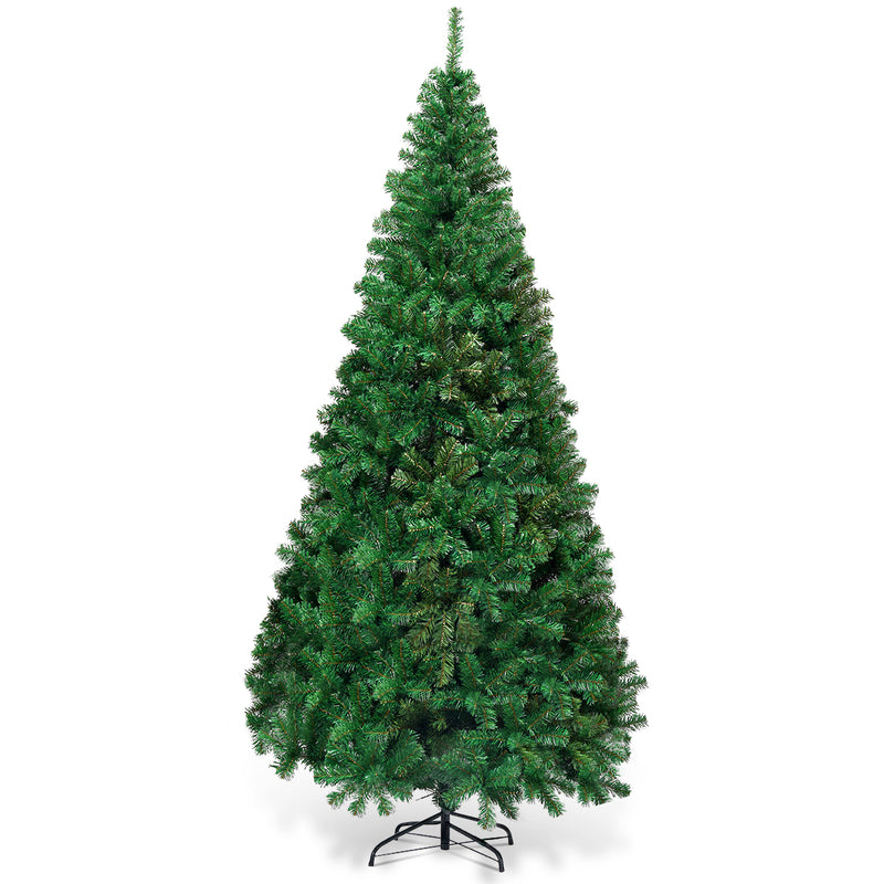 Artificial PVC Hinged Christmas Tree with Solid Metal Stand