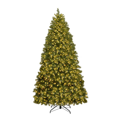 6 / 7 Feet Artificial PVC Christmas Tree with LED Lights and Stand