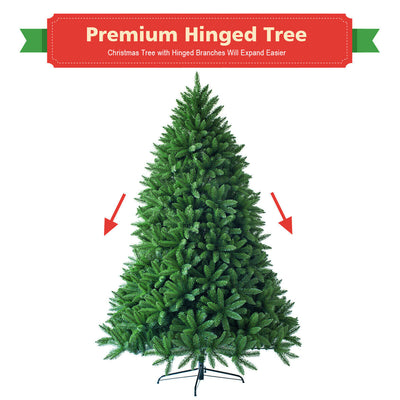 6 Feet Unlit Artificial Christmas Tree with 1250 Branch Tips