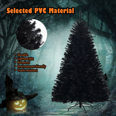 6 ft Hinged Artificial Halloween Christmas Tree