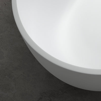 69inch Solid Surface Stone Resin Stand Alone Freestanding Soaking Bathtub