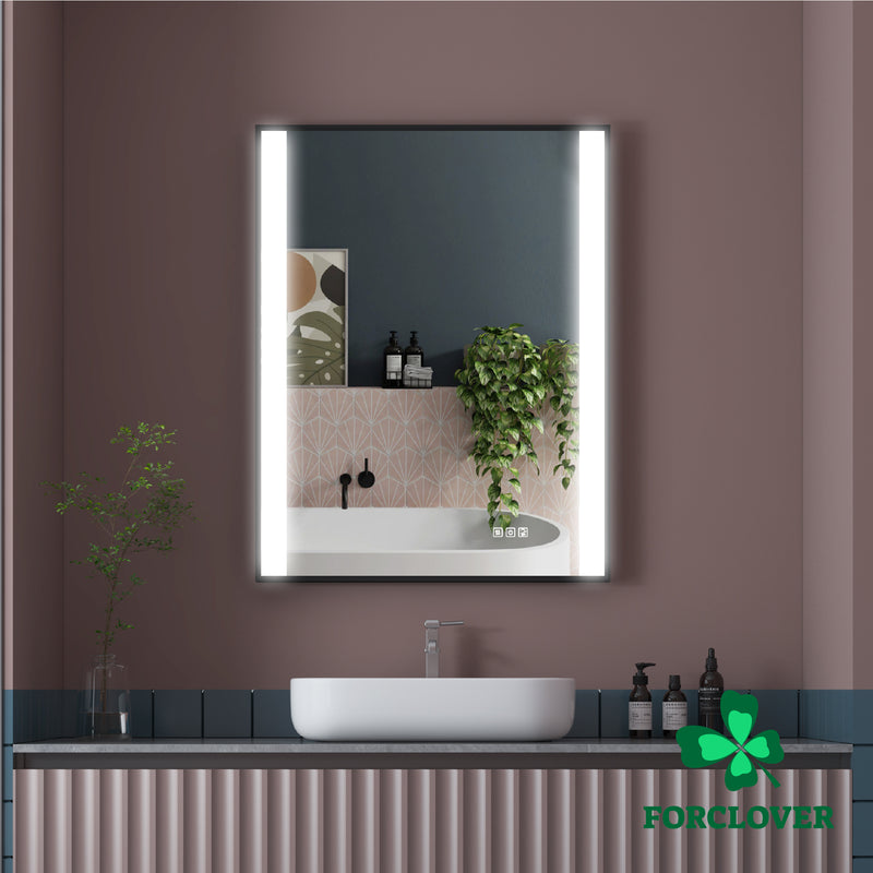 28 in. x 36 in. LED Light Bathroom Mirror with Anti-Fog Function