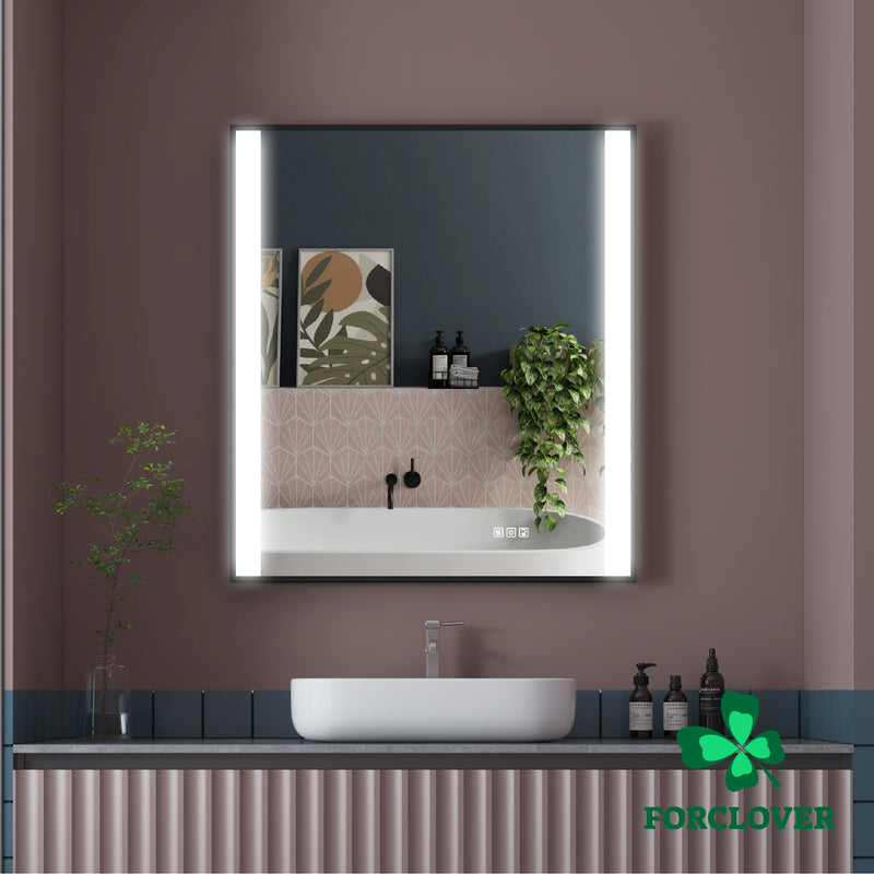 32 in. x 36 in. LED Light Bathroom Mirror with Anti-Fog Function