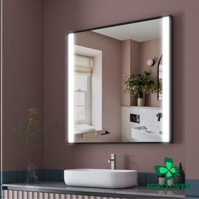 36 in. x 36 in. LED Light Bathroom Mirror with Anti-Fog Function