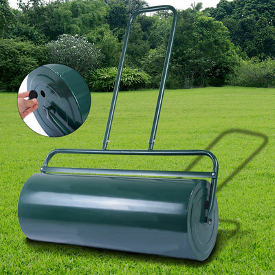 24'' x 13'' Water Filled Metal Push Tow Lawn Roller